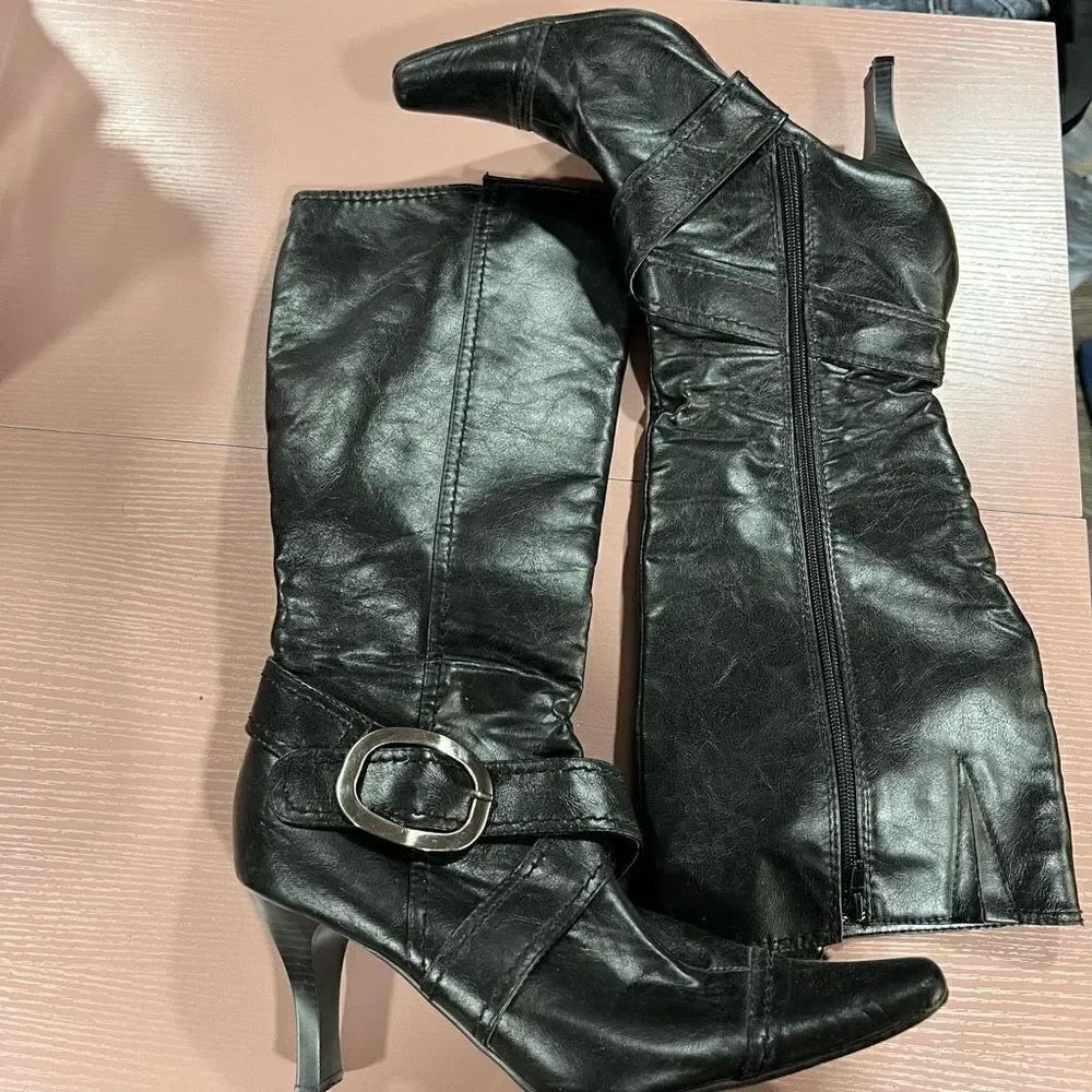 CL by Laundry Montoya Black Boots 9.5
